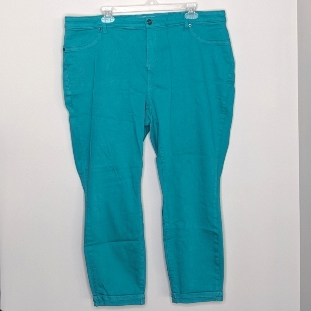 Lila Ryan Teal Calei Pant 18W